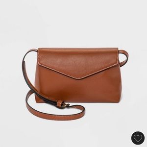 Small Faux Leather Crossbody Bag